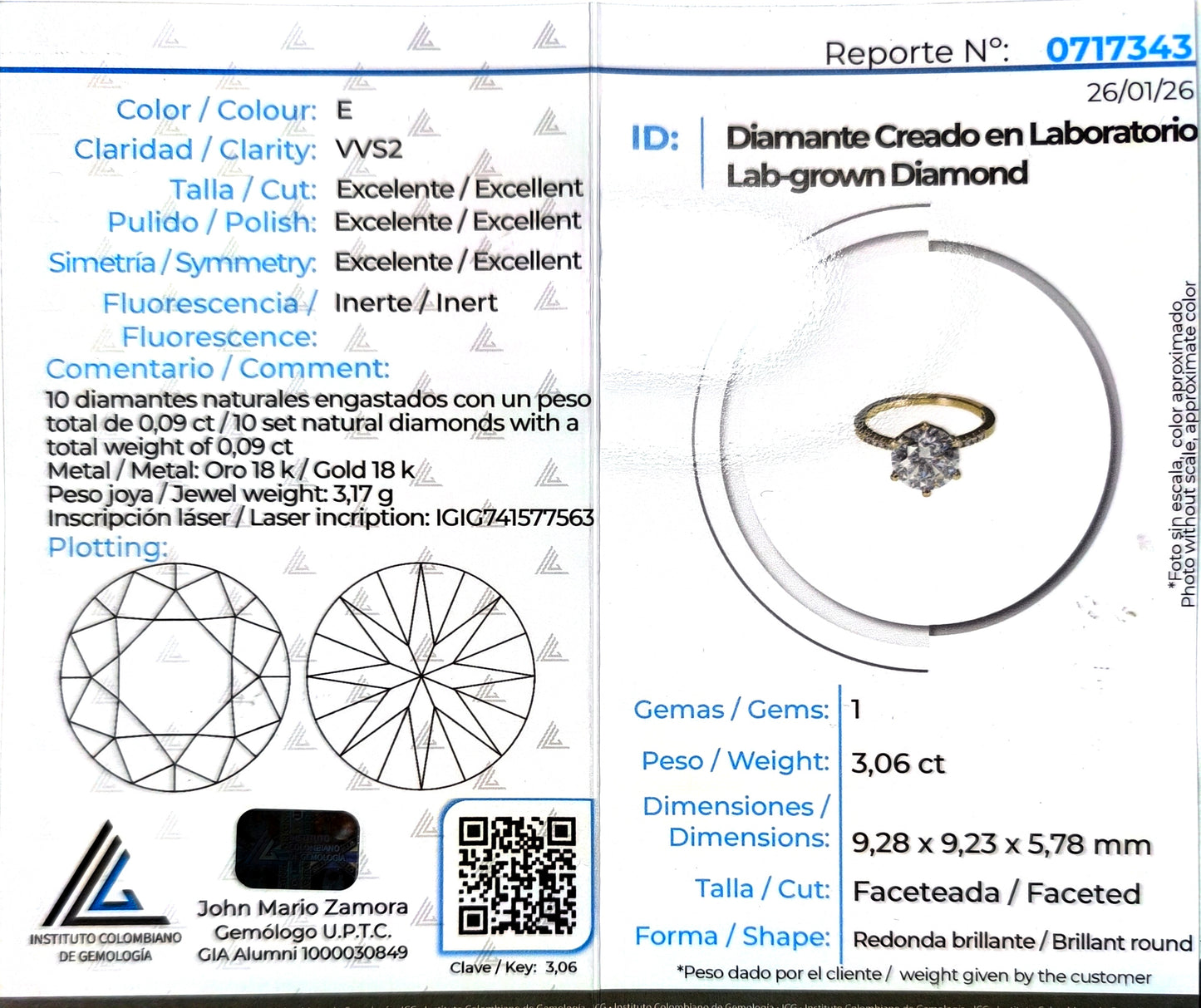 Eterna 3.06 ct
