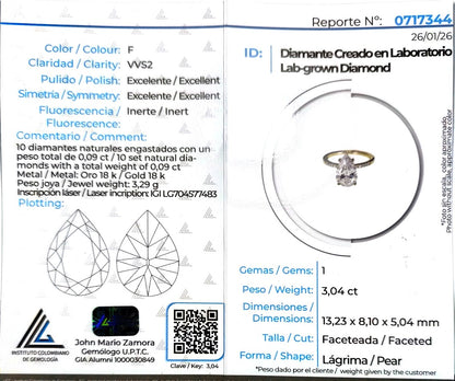 Eterna 3.04ct Pear